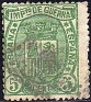 Spain 1875 Coat Of Arms 5 CTS Green Edifil 154
